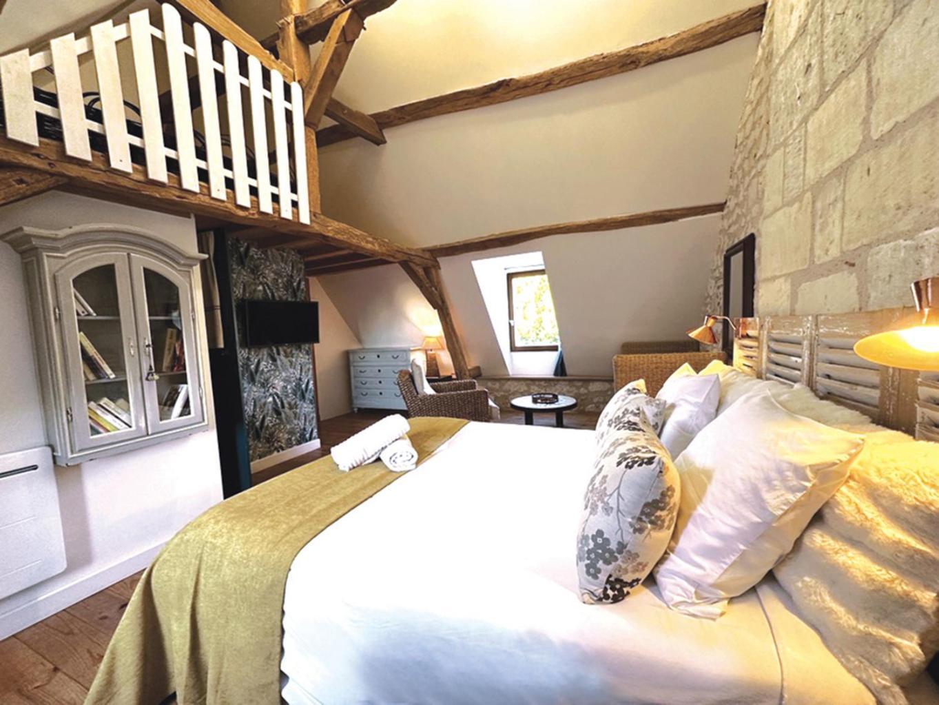 Aquarelle Bed & Breakfast Sainte Maure de Touraine Bagian luar foto