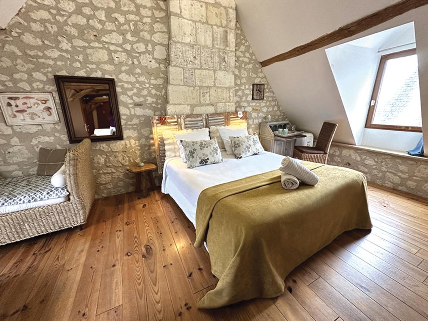 Aquarelle Bed & Breakfast Sainte Maure de Touraine Bagian luar foto